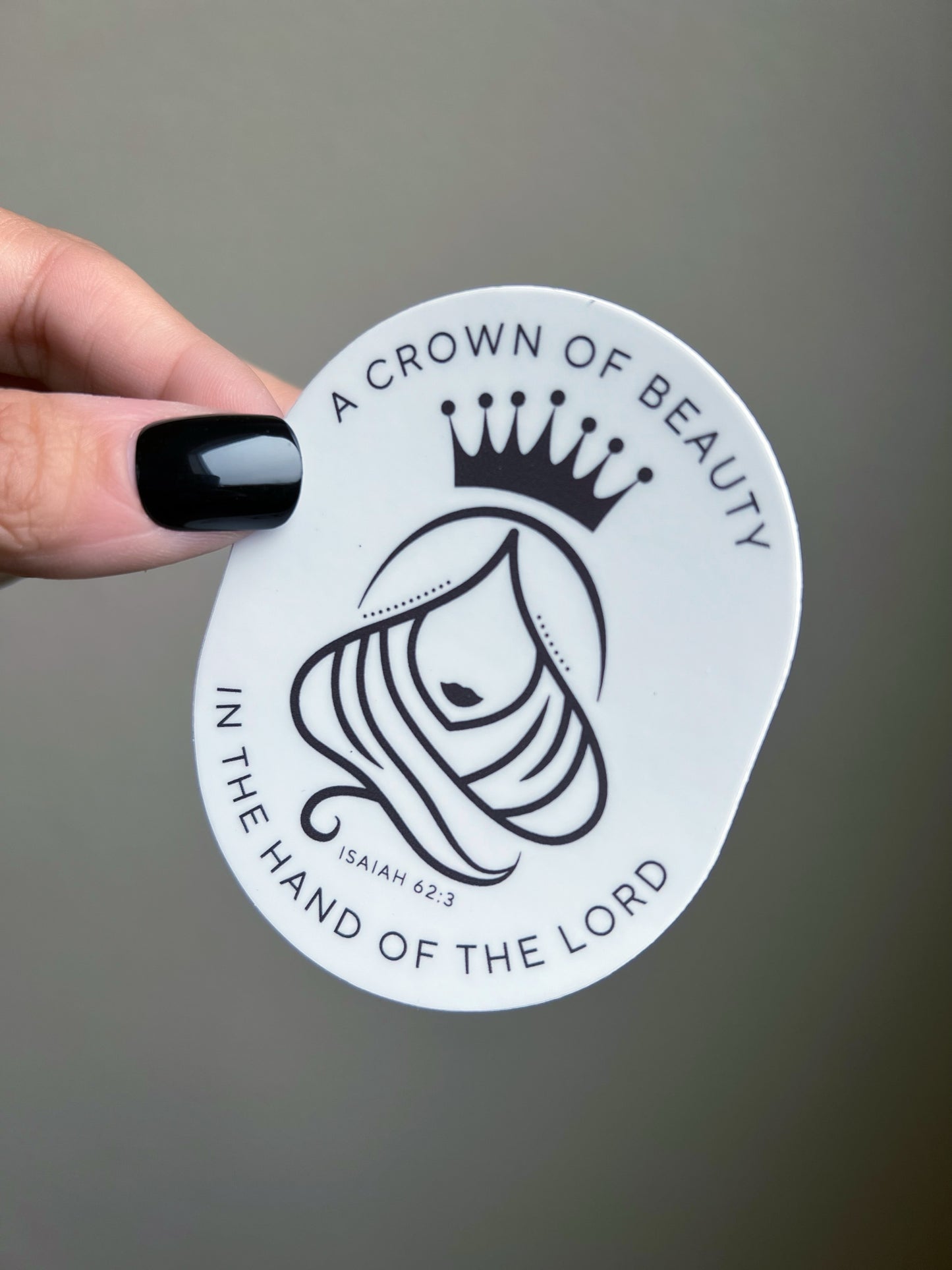 Crown of Beauty sticker