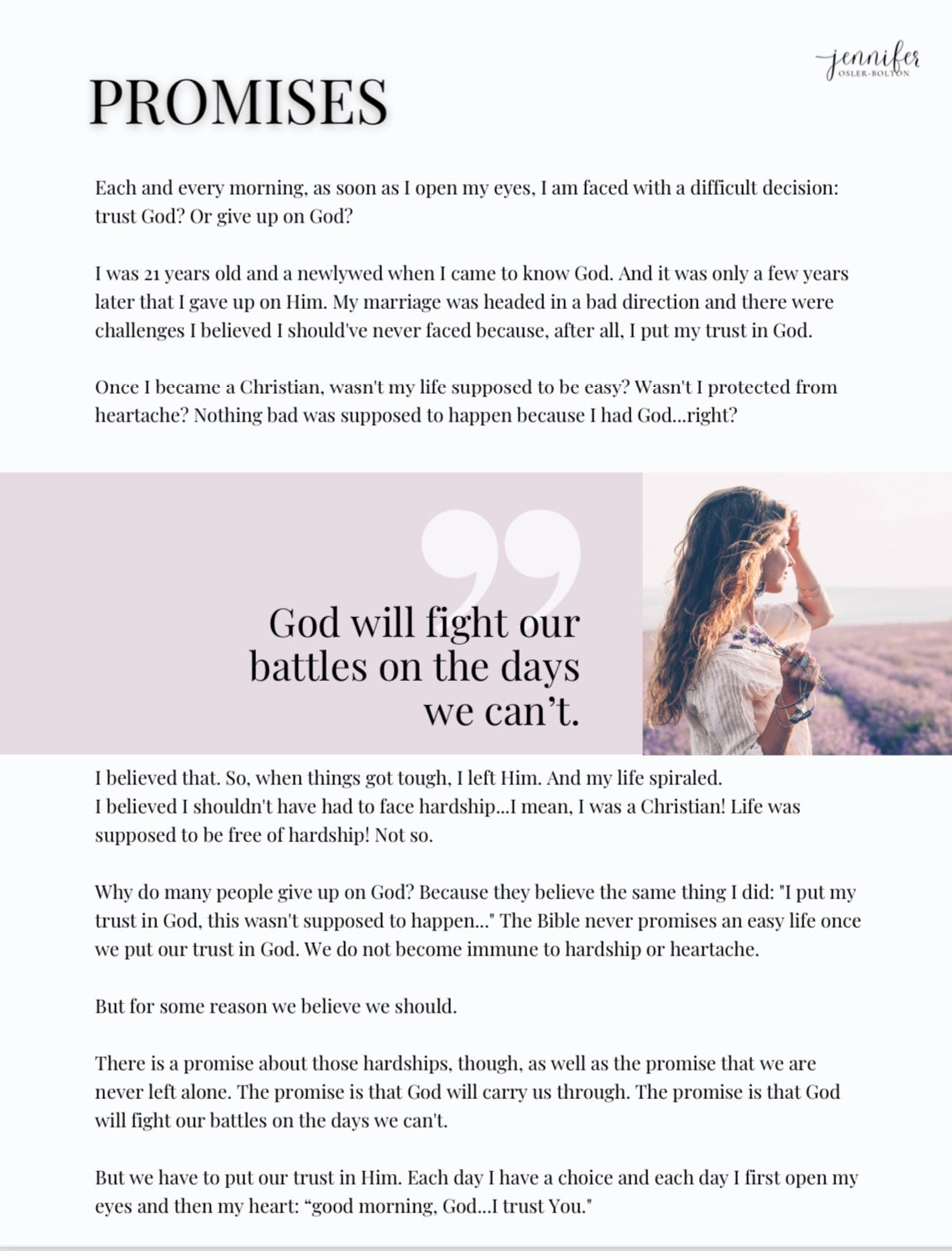 Fighting for Faith Through Heartache